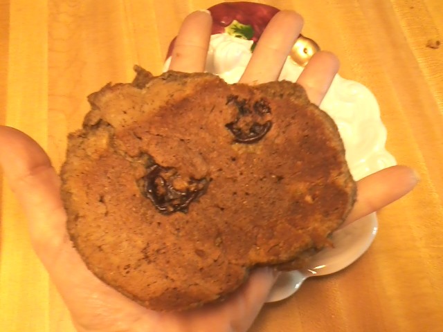 These fritters were easily as big as the palm of my hand...